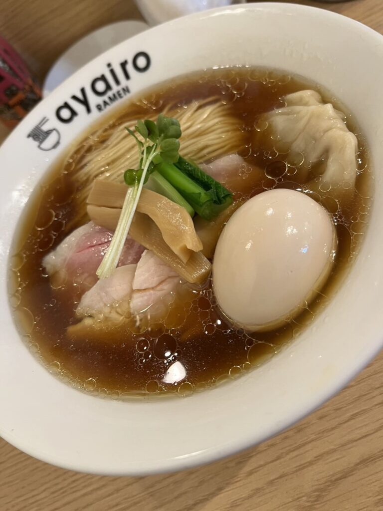 ayairo アヤイロ 特製地鶏醤油蕎麦